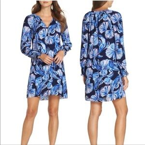 Lilly Pulitzer Brynle Dress in Twilght Blue Scale Up